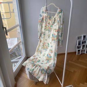 COPY - Multi-Colored Floral Vintage Dress